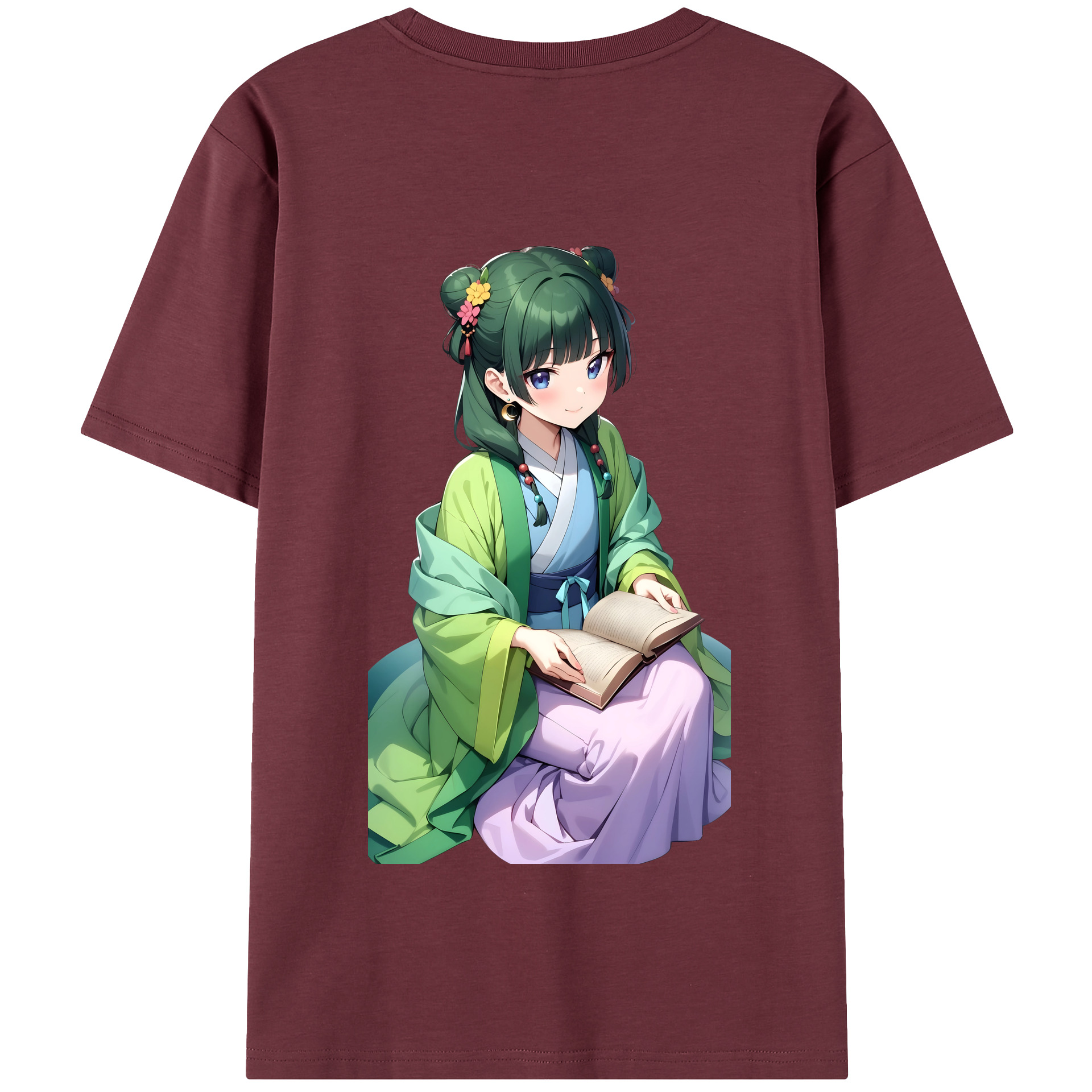 （画像用） 薬屋のひとりごと The Apothecary Diaries 綿100％半袖Tシャツ（背面プリント）